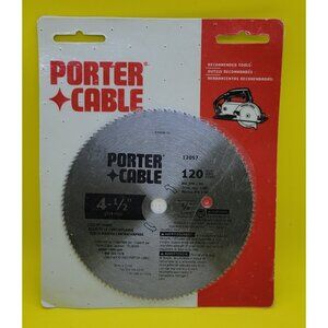 PORTER-CABLE 4.5in Circular Saw Blade - Plywood Cutting - 120 Tooth part# 12057